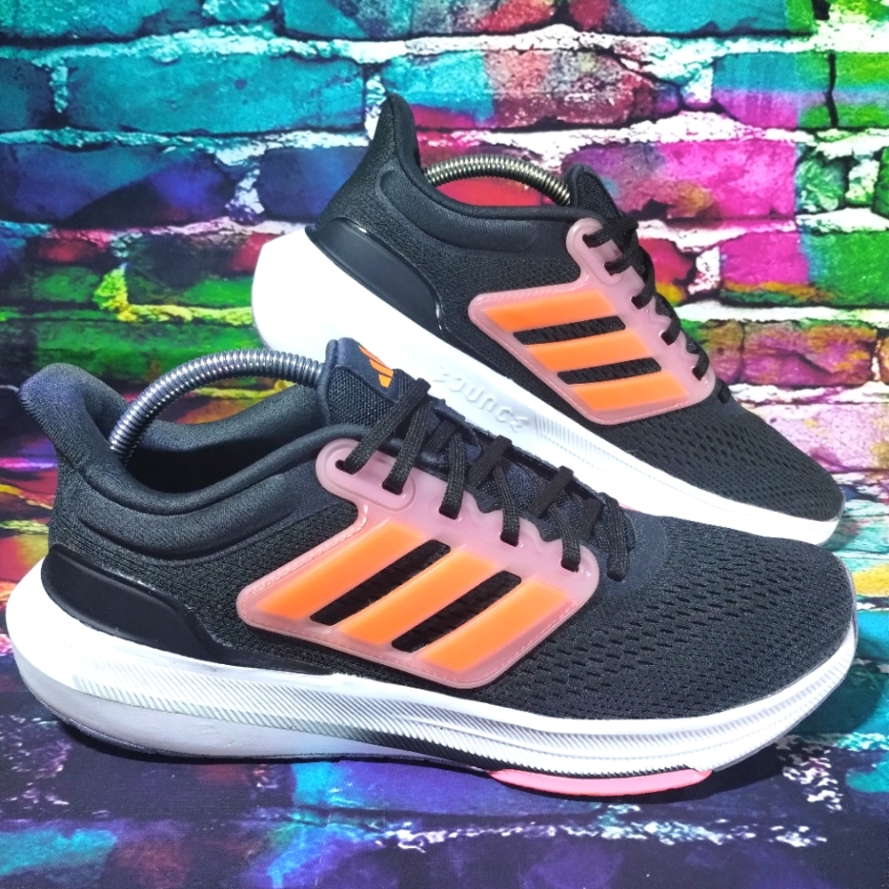 Size 9 - Adidas UltraBounce Low Black Carbon 2023 Screaming Orange/Pink $265